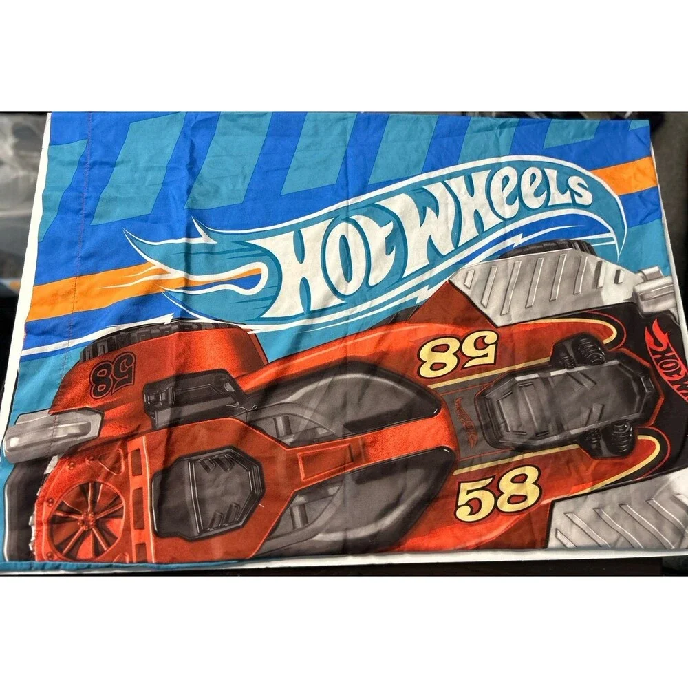 Hot Wheels Pillow Case